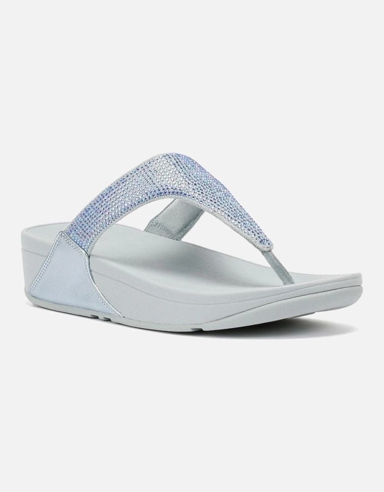 Lulu Crystal Women's Quiet Blue Sandals