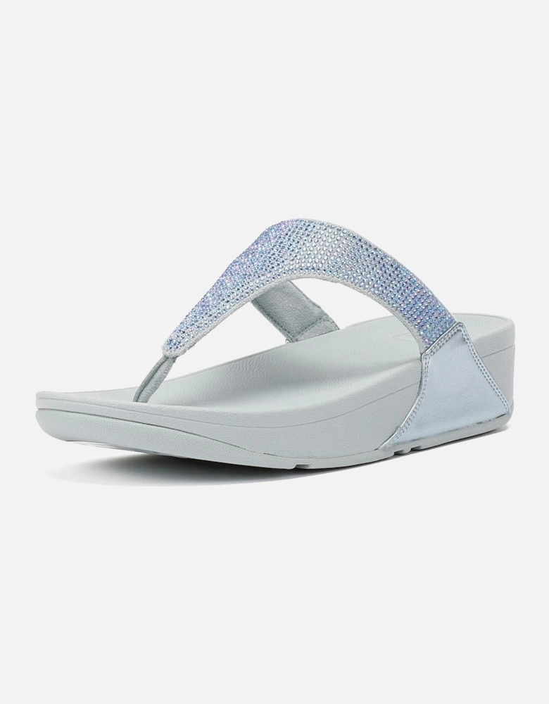 Lulu Crystal Women's Quiet Blue Sandals