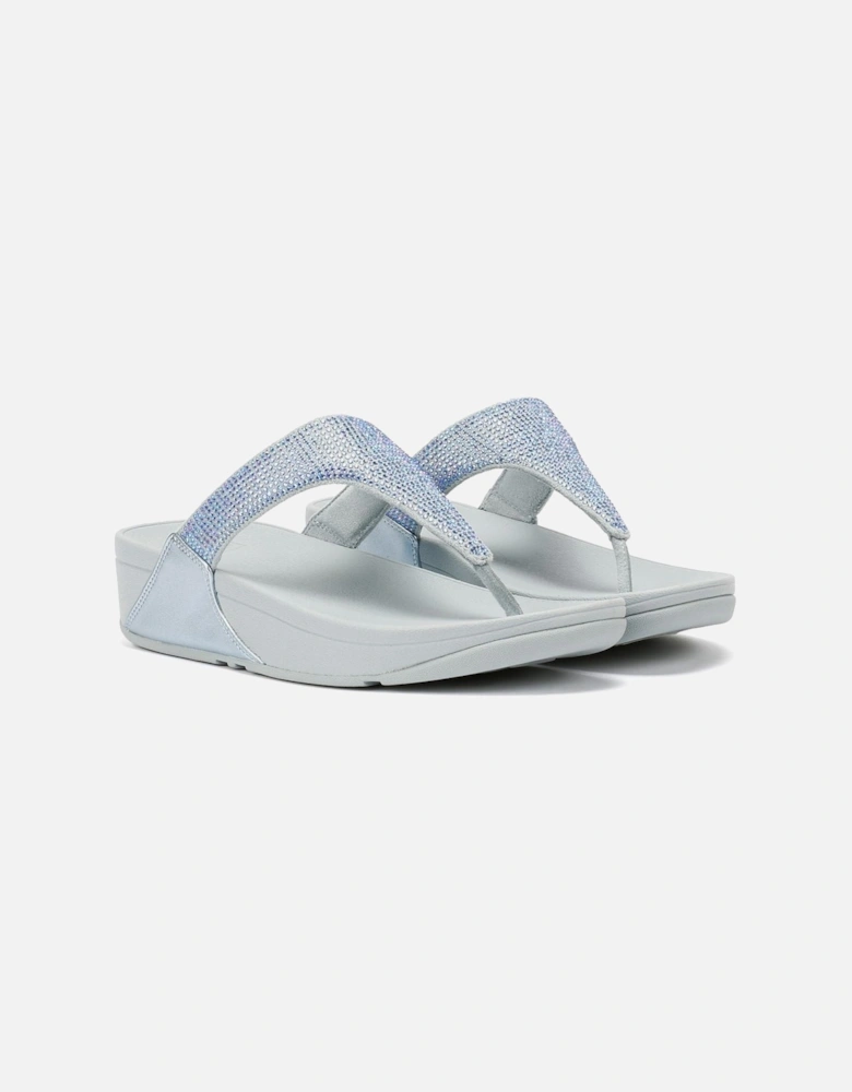 Lulu Crystal Women's Quiet Blue Sandals