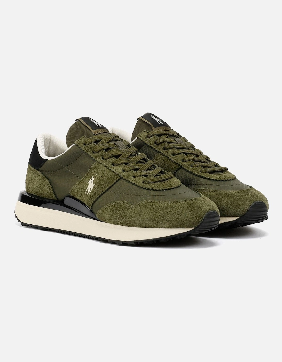 Trainer 89 Men's Tonal Olive Trainers, 9 of 8