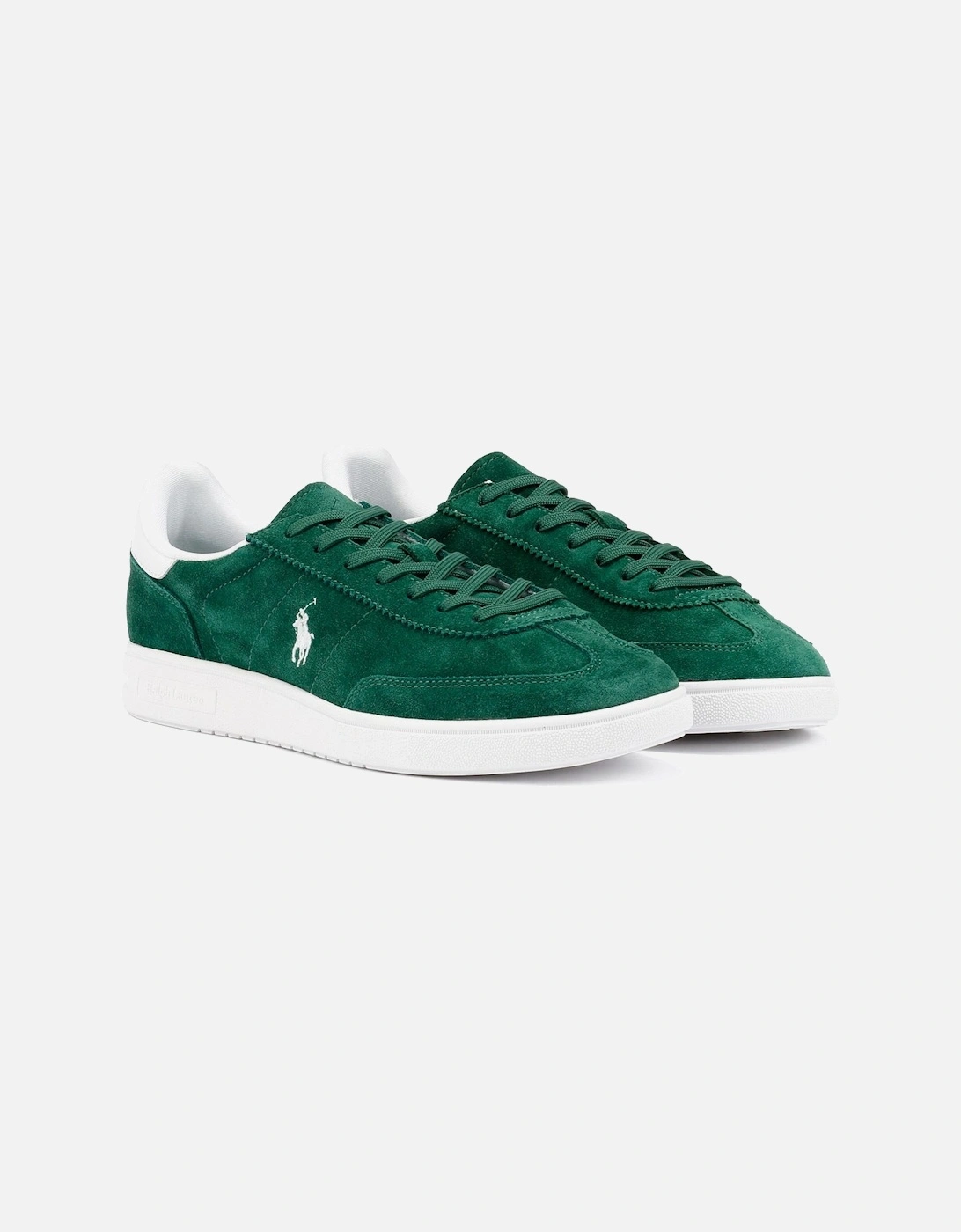 Bedford Suede Green/White Trainers, 9 of 8