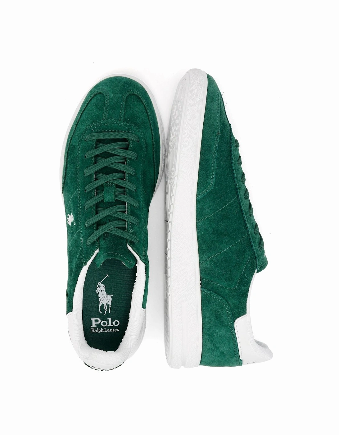 Bedford Suede Green/White Trainers