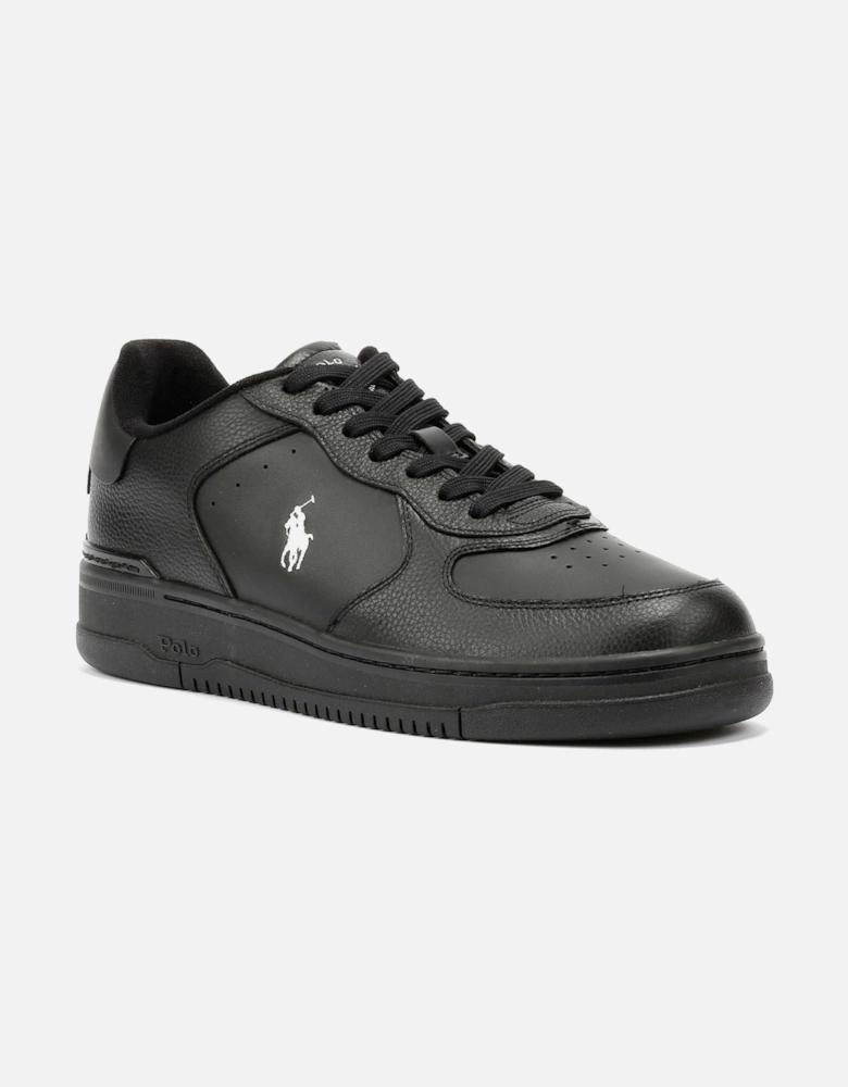 Masters Court Leather Men's Black/White Trainers