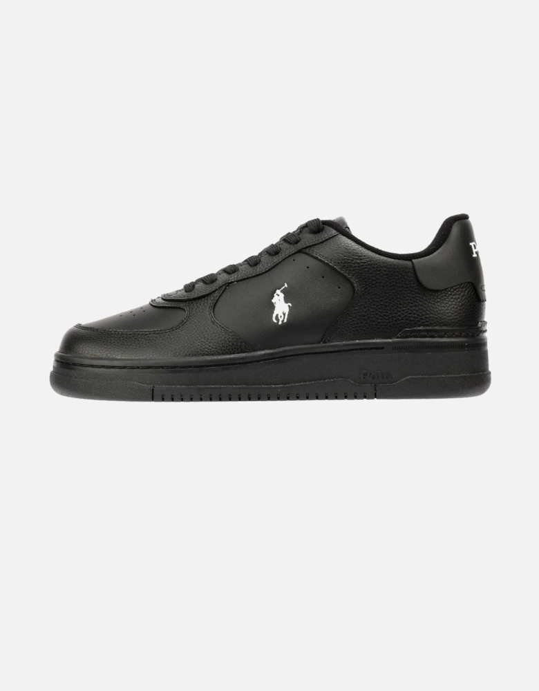 Masters Court Leather Men's Black/White Trainers