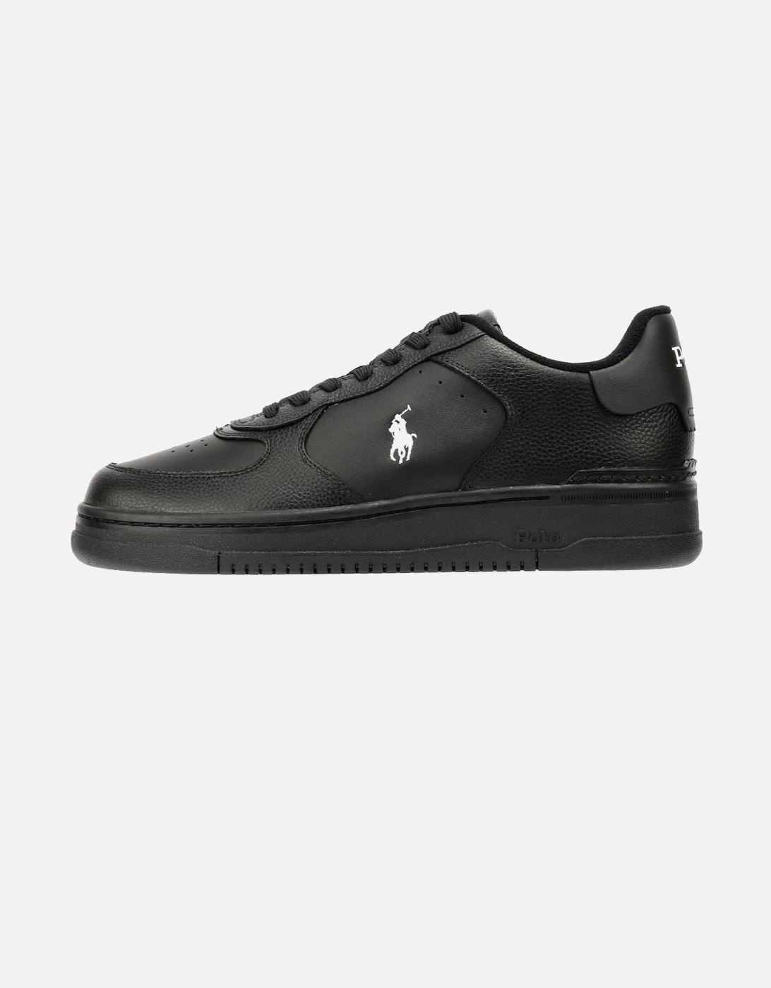 Masters Court Leather Men's Black/White Trainers