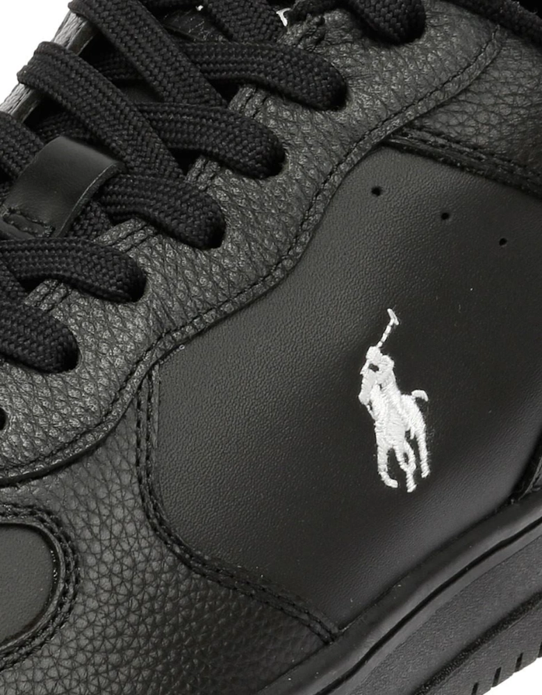 Masters Court Leather Men's Black/White Trainers