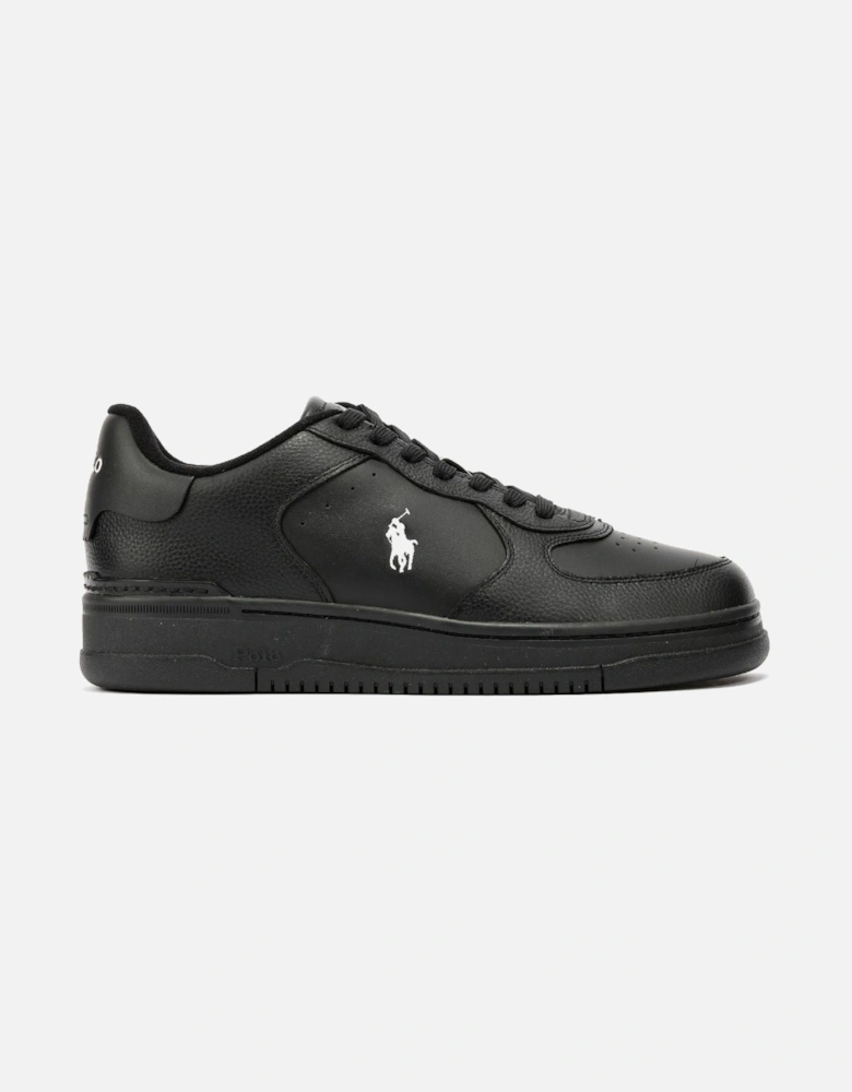 Masters Court Leather Men's Black/White Trainers