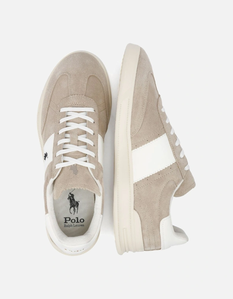 Heritage Aera Suede Milkshake/White Trainers