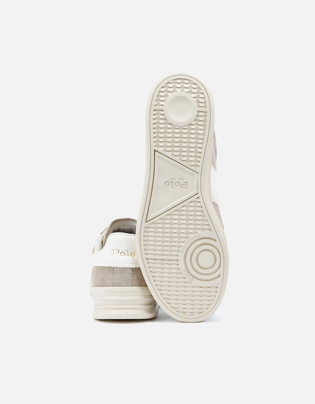 Heritage Aera Suede Milkshake/White Trainers