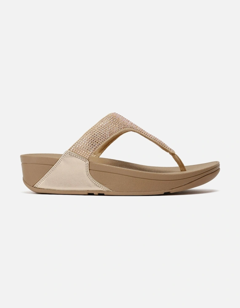 Lulu Crystal Women's Latte Beige Sandals
