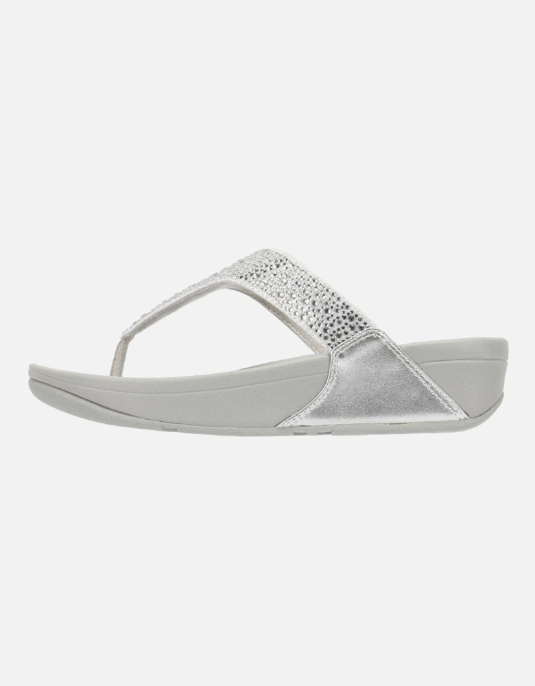 Lulu Crystal Mix Women's Silver Sandals