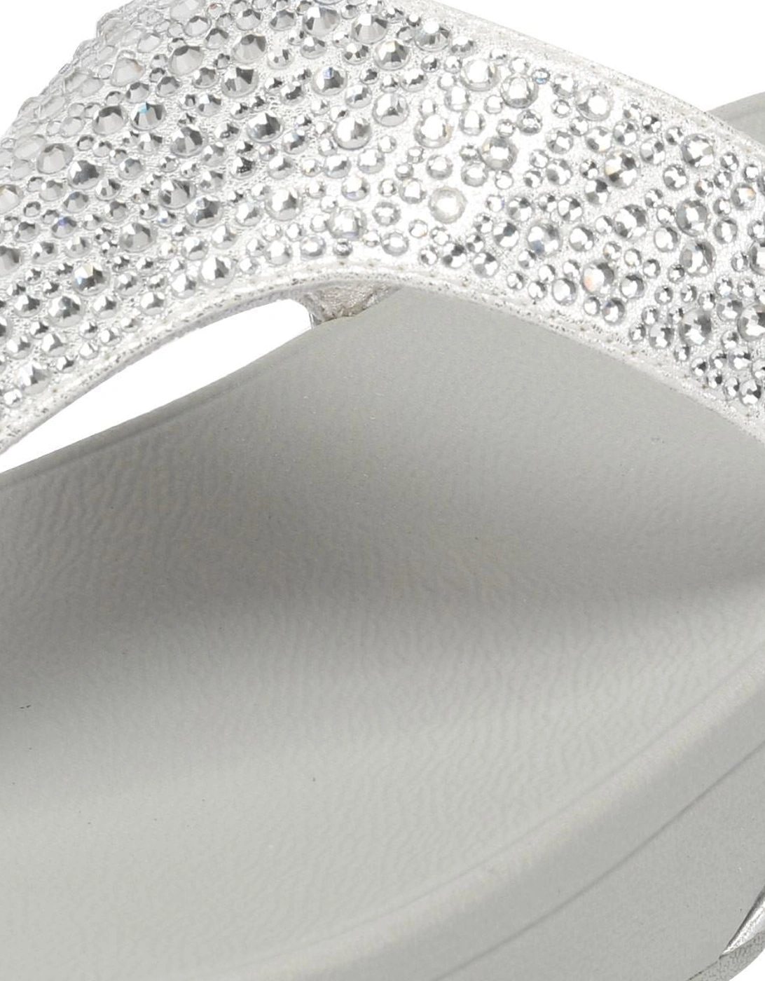 Lulu Crystal Mix Women's Silver Sandals