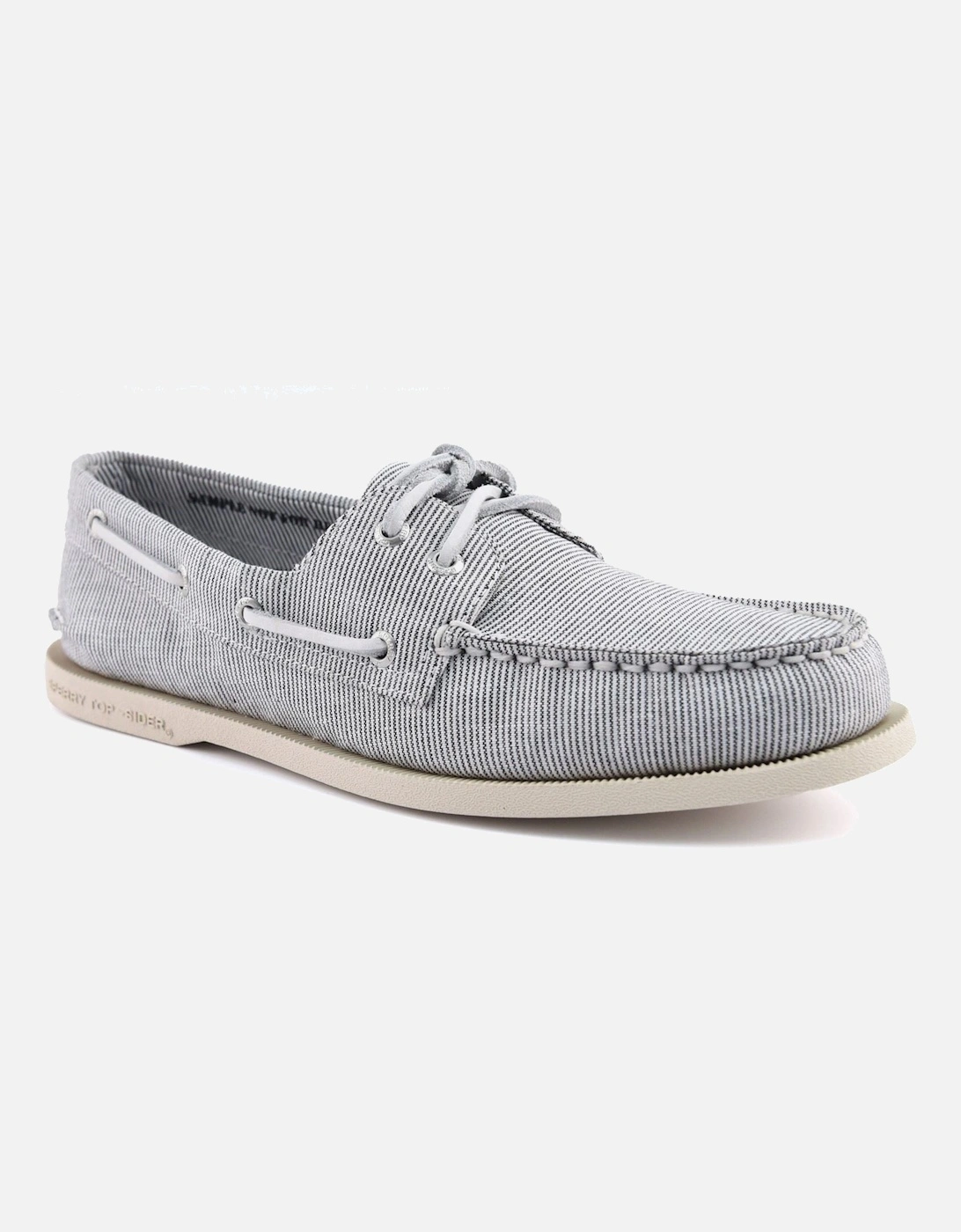 Sperry Authentic Original Cotton Men's Pinstripe Boat Shoes, 6 of 5