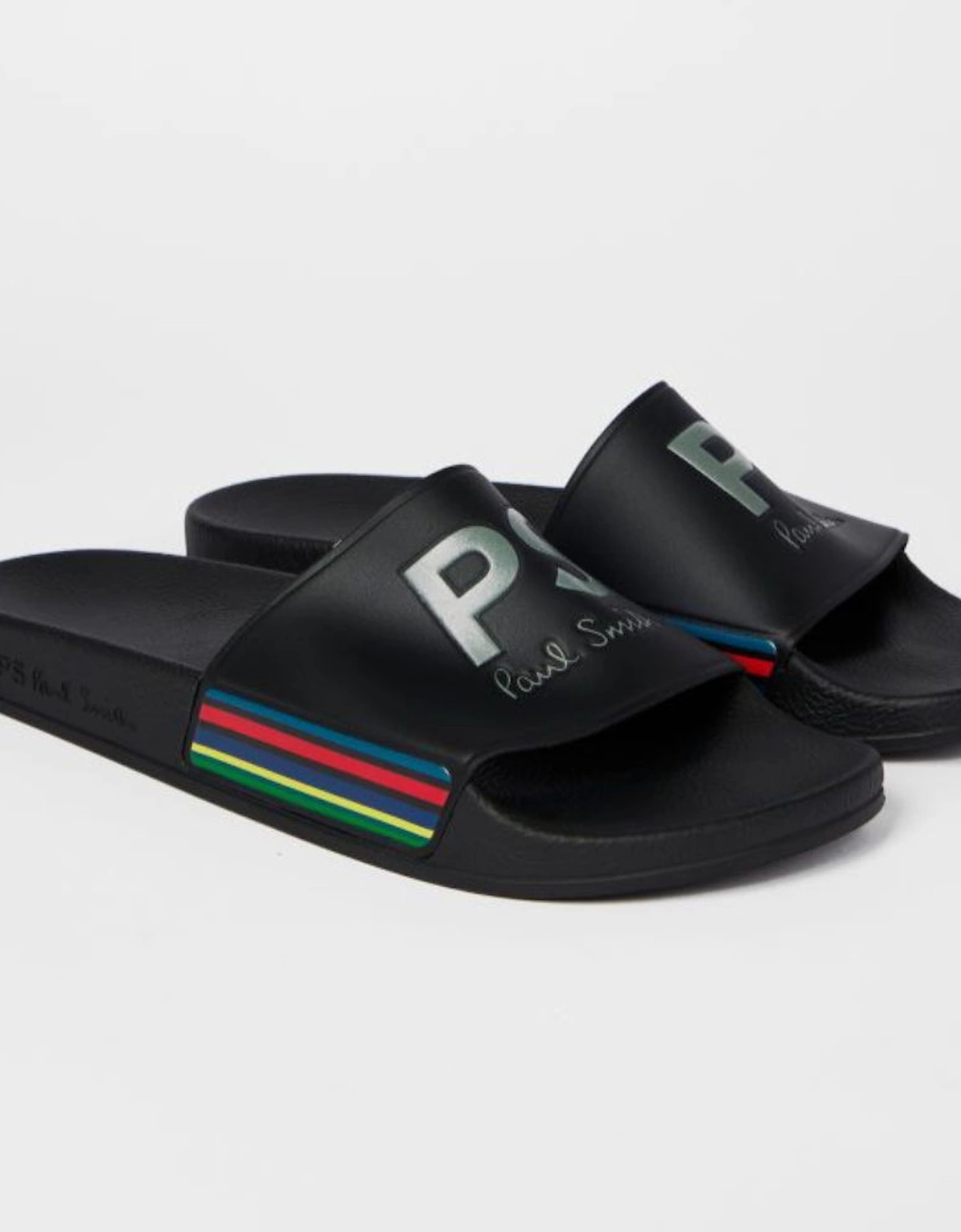 Zed Sports Stripe Sliders, Black, 5 of 4