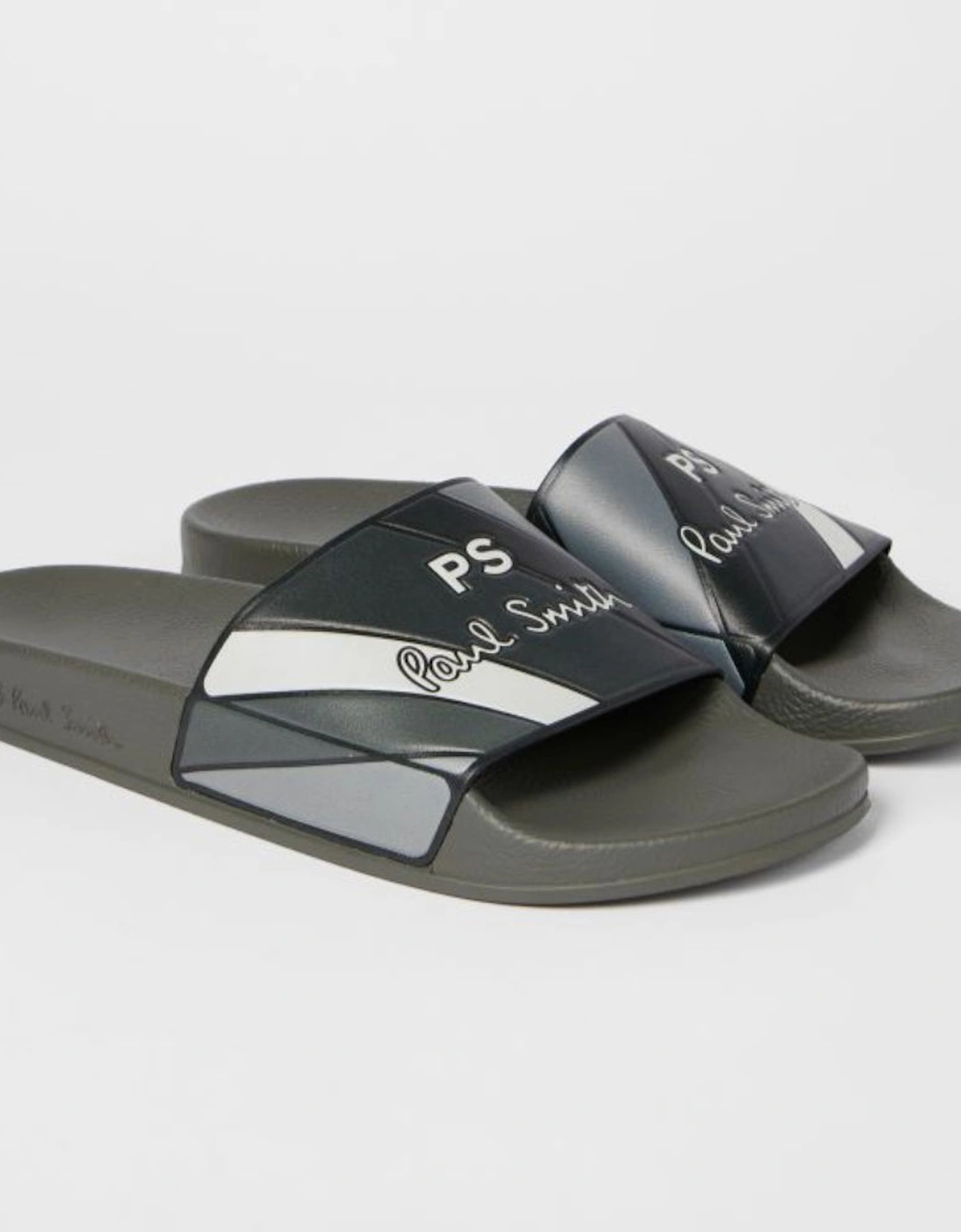 Zed Stripe Sliders, Grey, 5 of 4