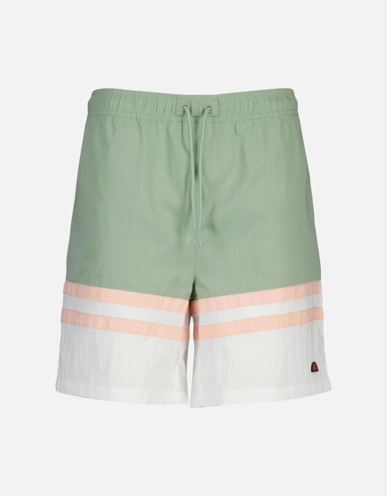 Metuli Swim Shorts Green/Off White