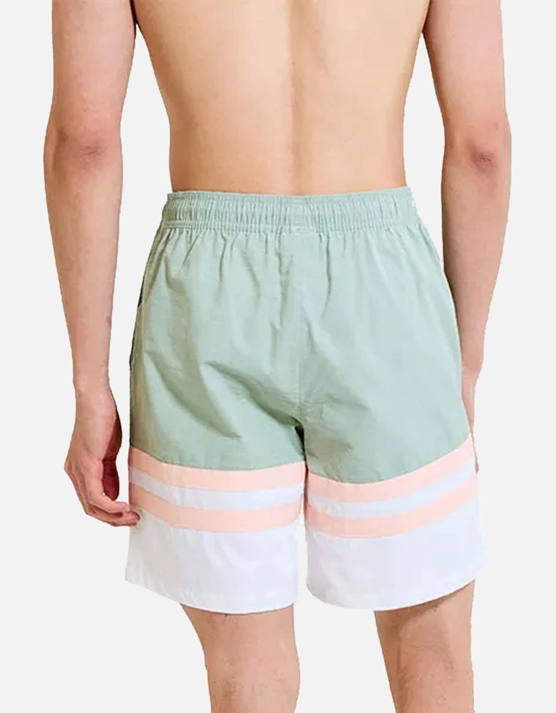 Metuli Swim Shorts Green/Off White