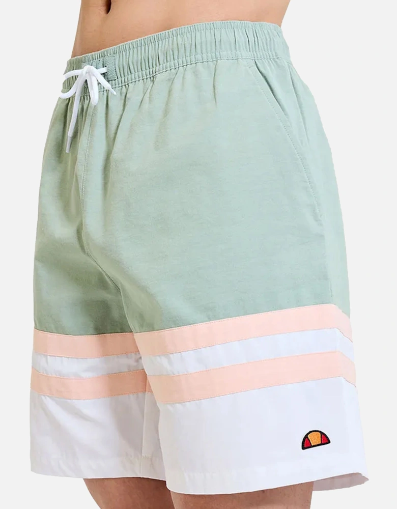 Metuli Swim Shorts Green/Off White