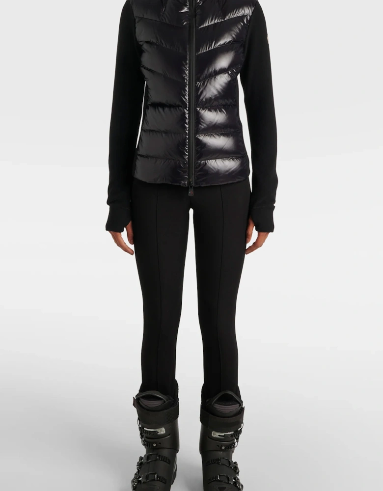 WOMENS HOODED HYBRID JACKET