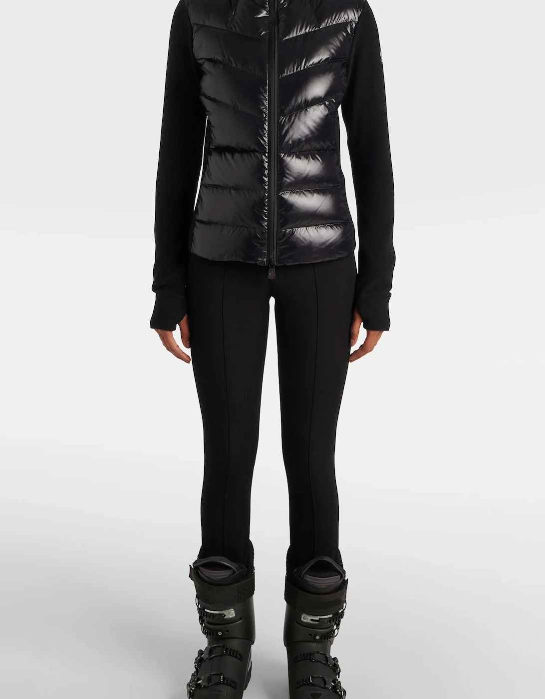 WOMENS HOODED HYBRID JACKET
