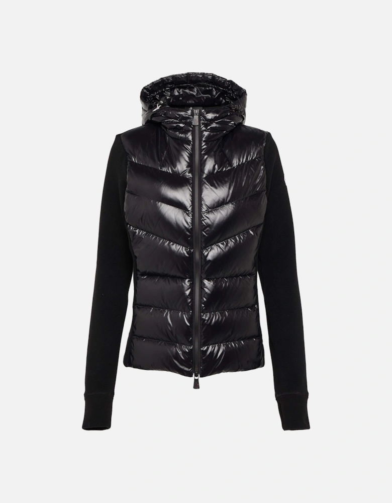 WOMENS HOODED HYBRID JACKET