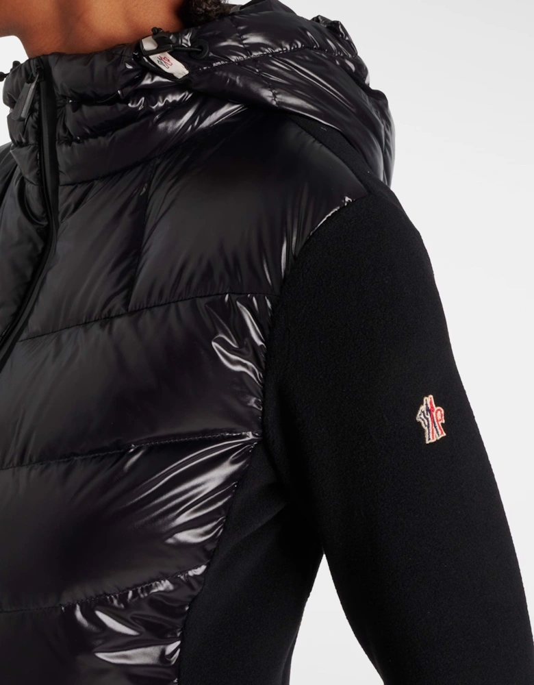 WOMENS HOODED HYBRID JACKET