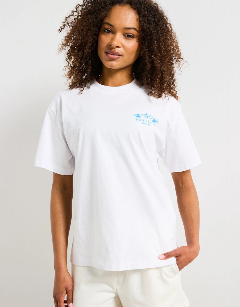 Womens Training Explore More T-Shirt - White