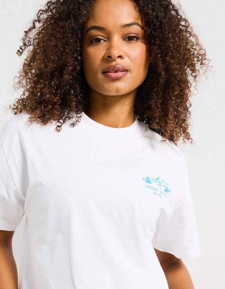 Womens Training Explore More T-Shirt - White