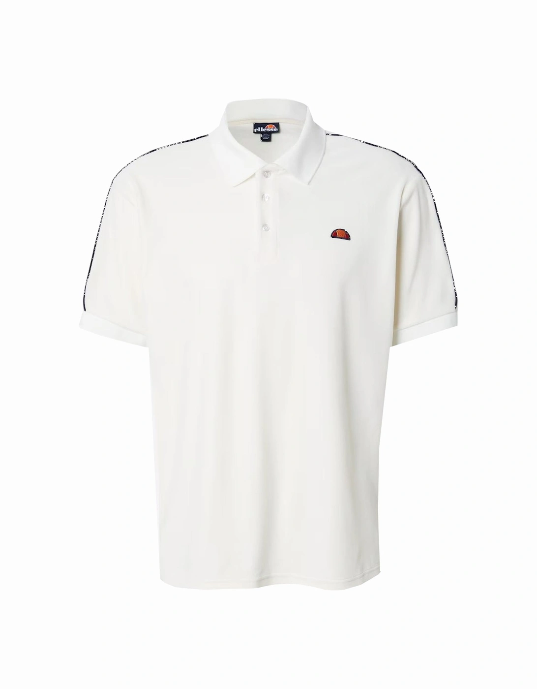 Sinise Velour Polo Shirt Off White, 4 of 3