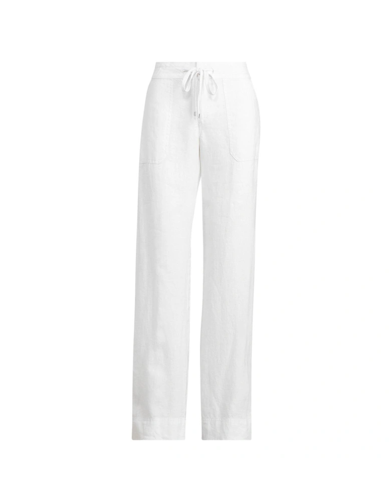Jovonie Wide Leg Trousers - Cream