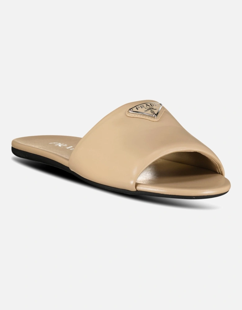 Triangle Logo Puffer Sliders