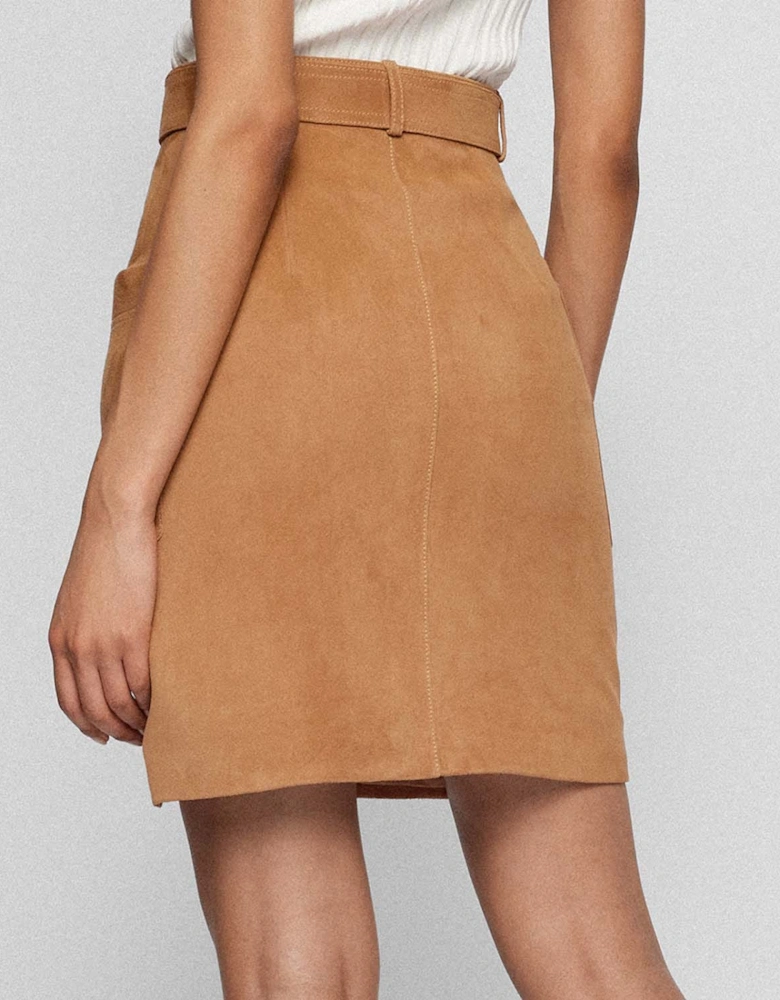 Semita Leather Skirt