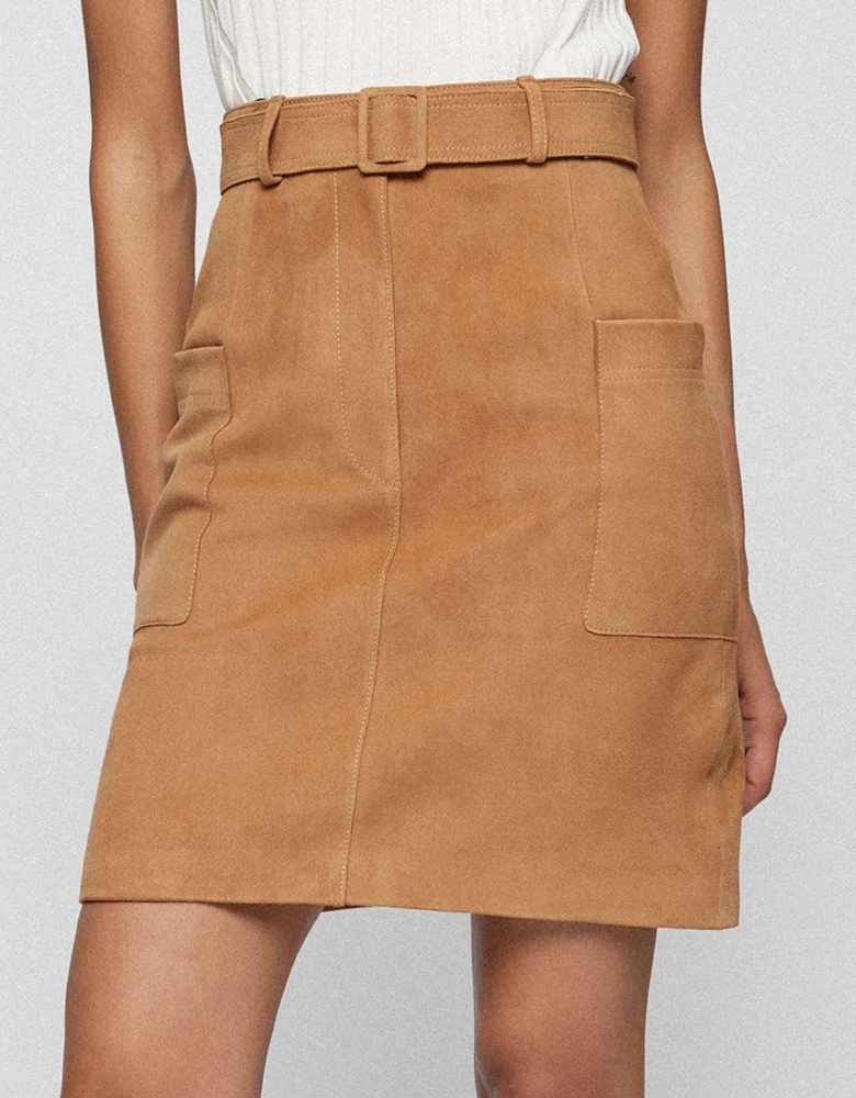 Semita Leather Skirt