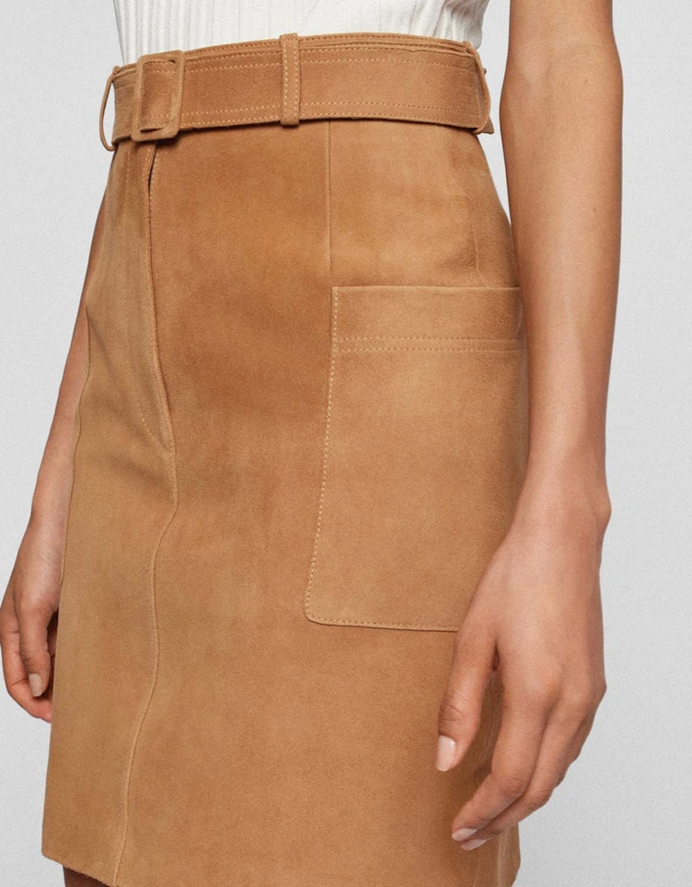 Semita Leather Skirt
