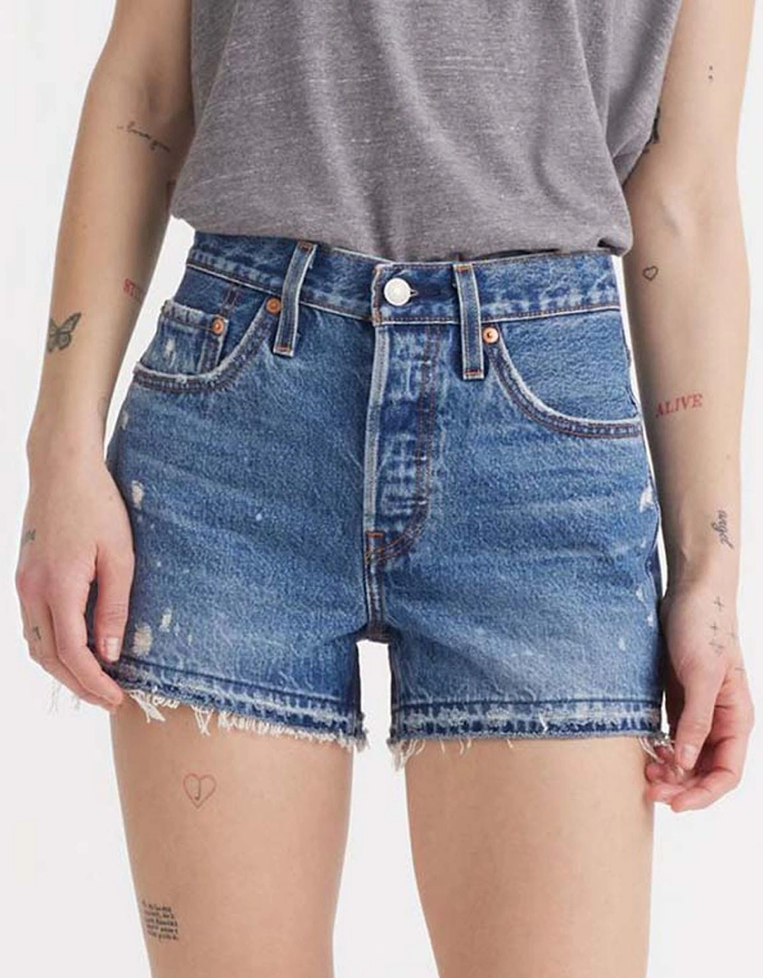 501 Original Micro Damage Shorts, 6 of 5