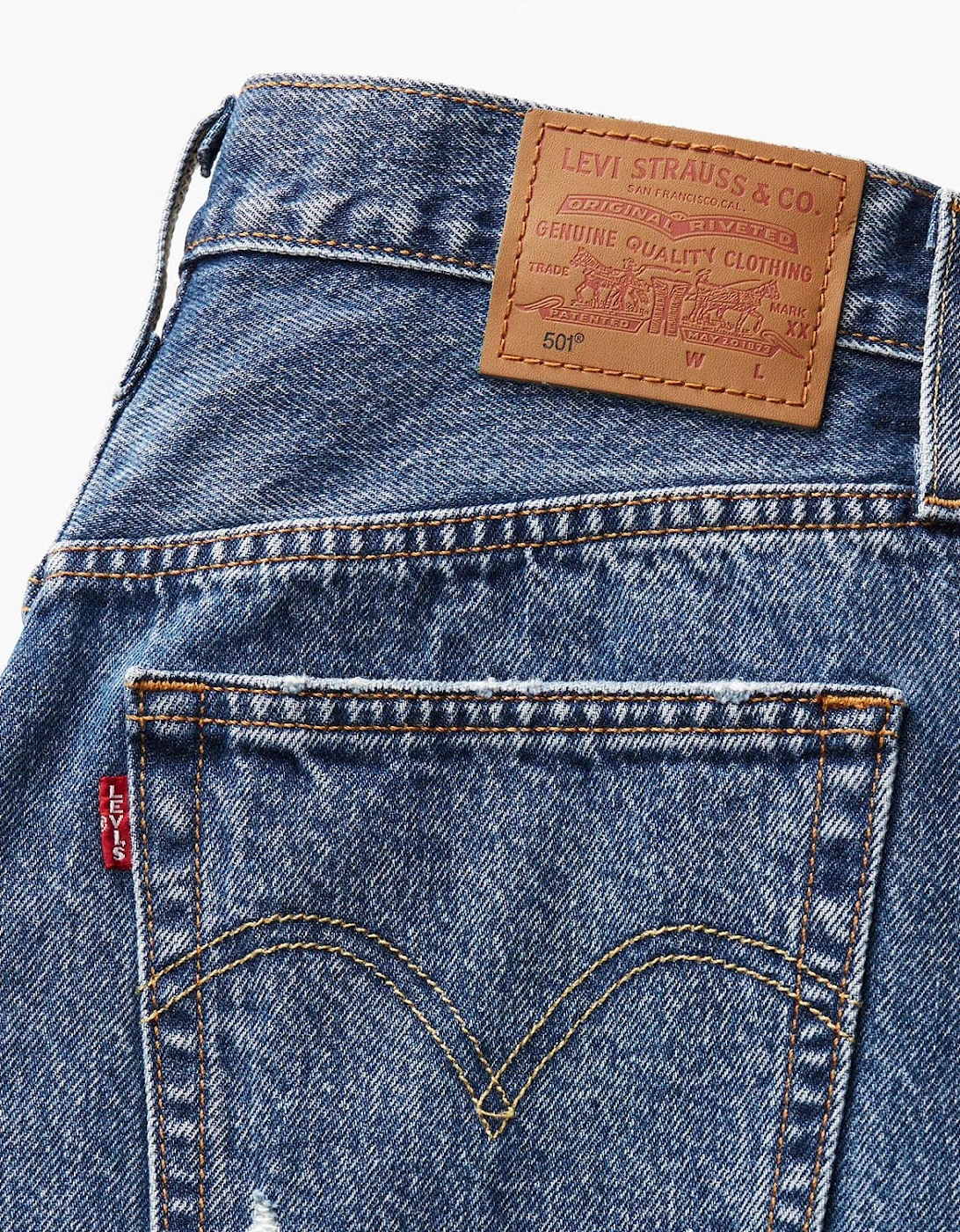 501 Original Micro Damage Shorts