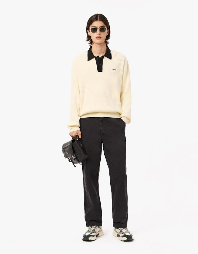 Straight Fit Cotton Canvas Carpenter Pants