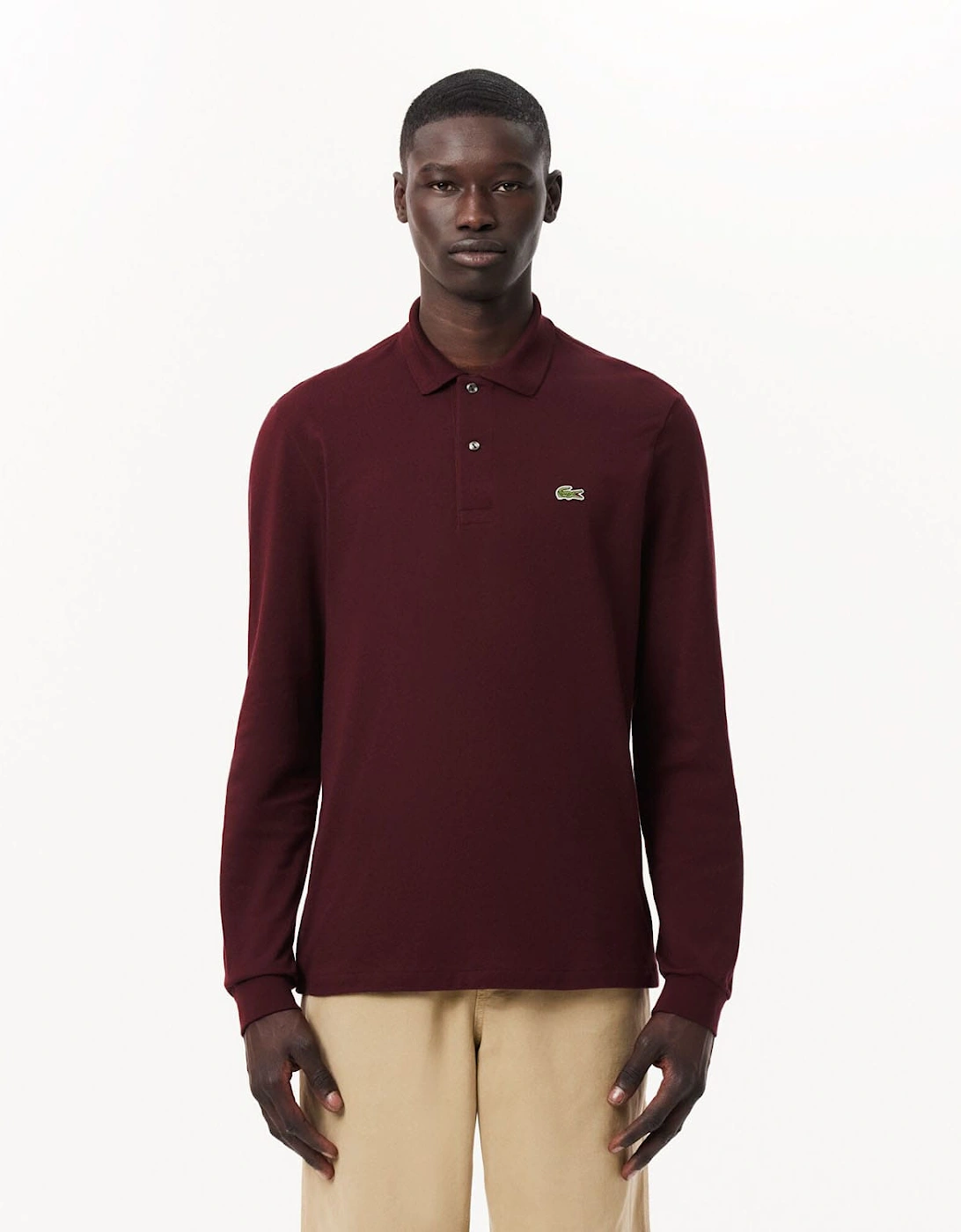 Classic Fit Long Sleeved L.12.12 Polo Shirt, 7 of 6
