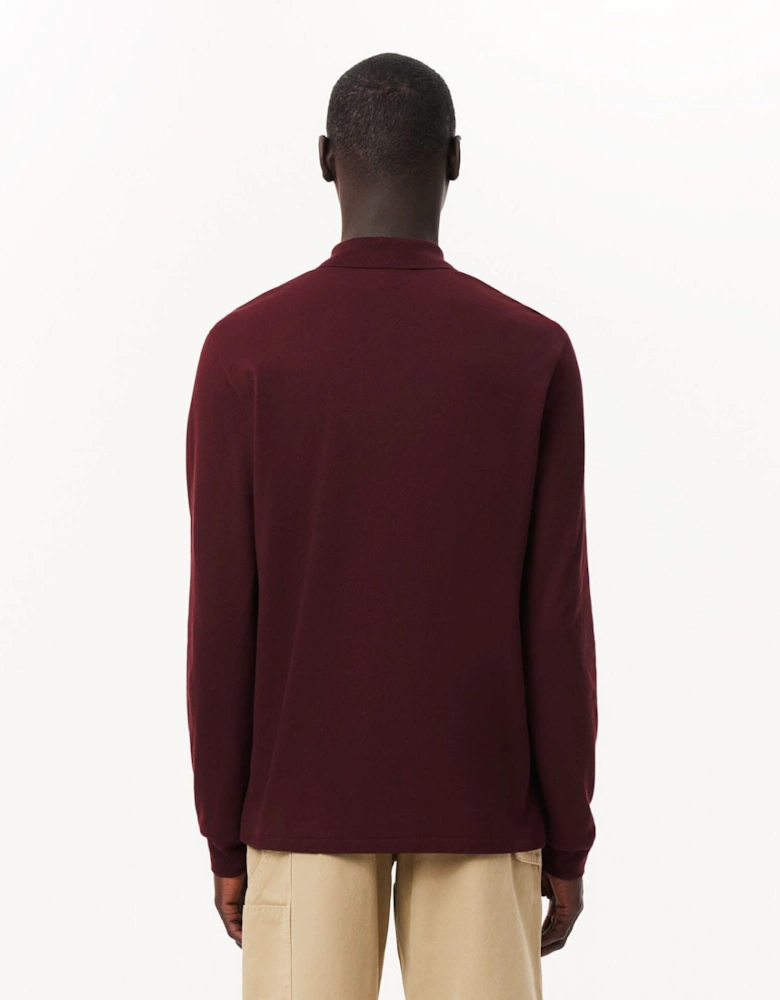 Classic Fit Long Sleeved L.12.12 Polo Shirt