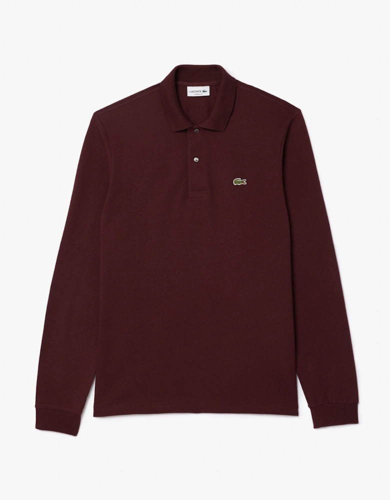 Classic Fit Long Sleeved L.12.12 Polo Shirt