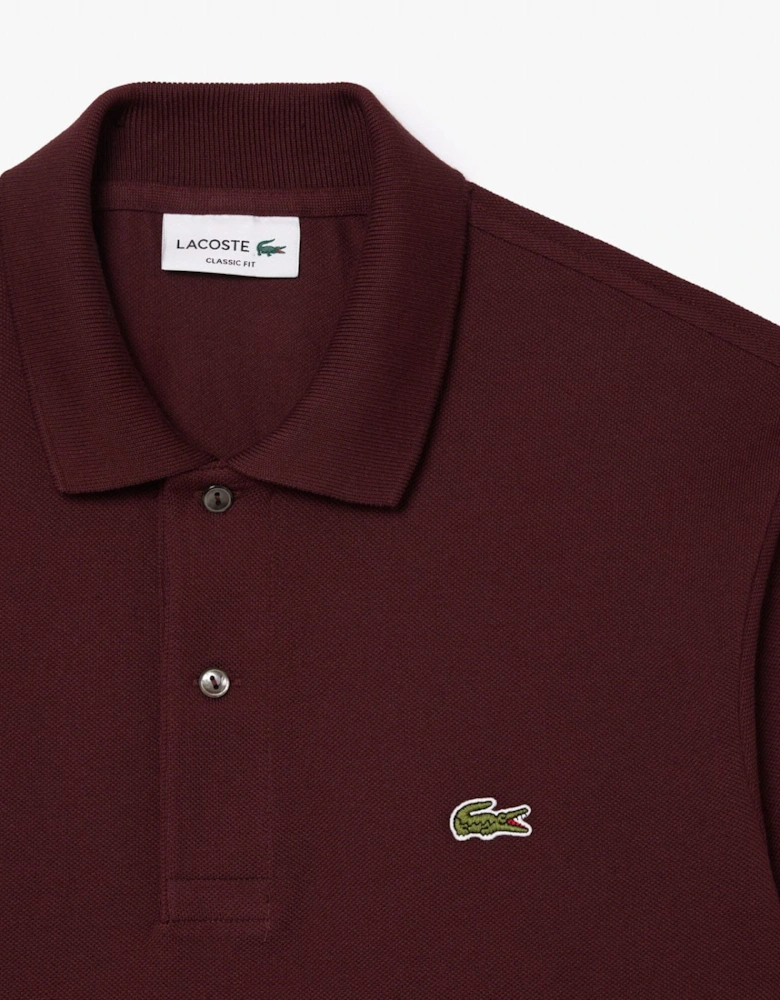 Classic Fit Long Sleeved L.12.12 Polo Shirt