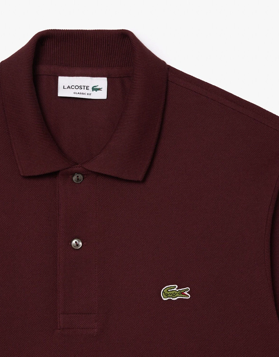 Classic Fit Long Sleeved L.12.12 Polo Shirt