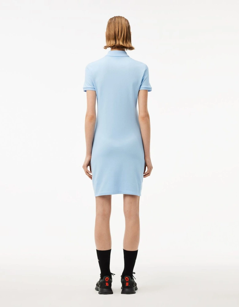 Slim Fit Stretch Mini Piqué Polo Dress