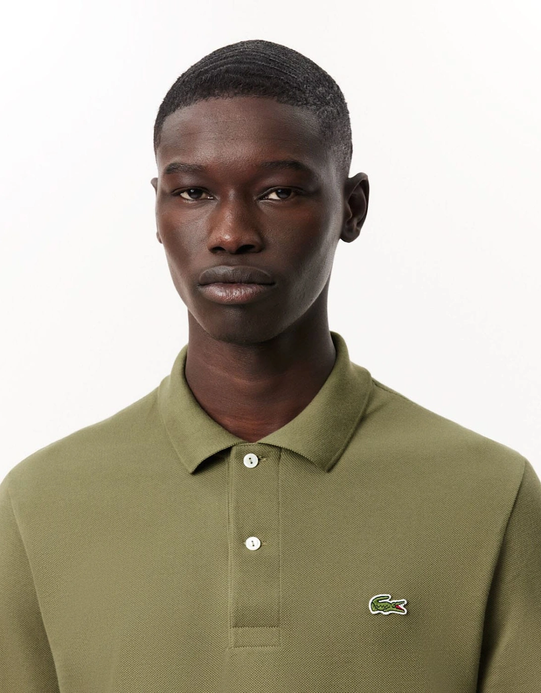 Classic Fit Long Sleeved L.12.12 Polo Shirt