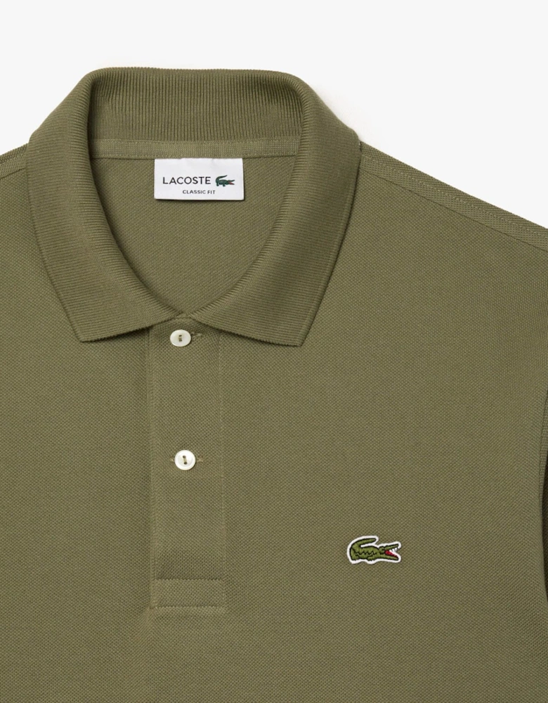 Classic Fit Long Sleeved L.12.12 Polo Shirt
