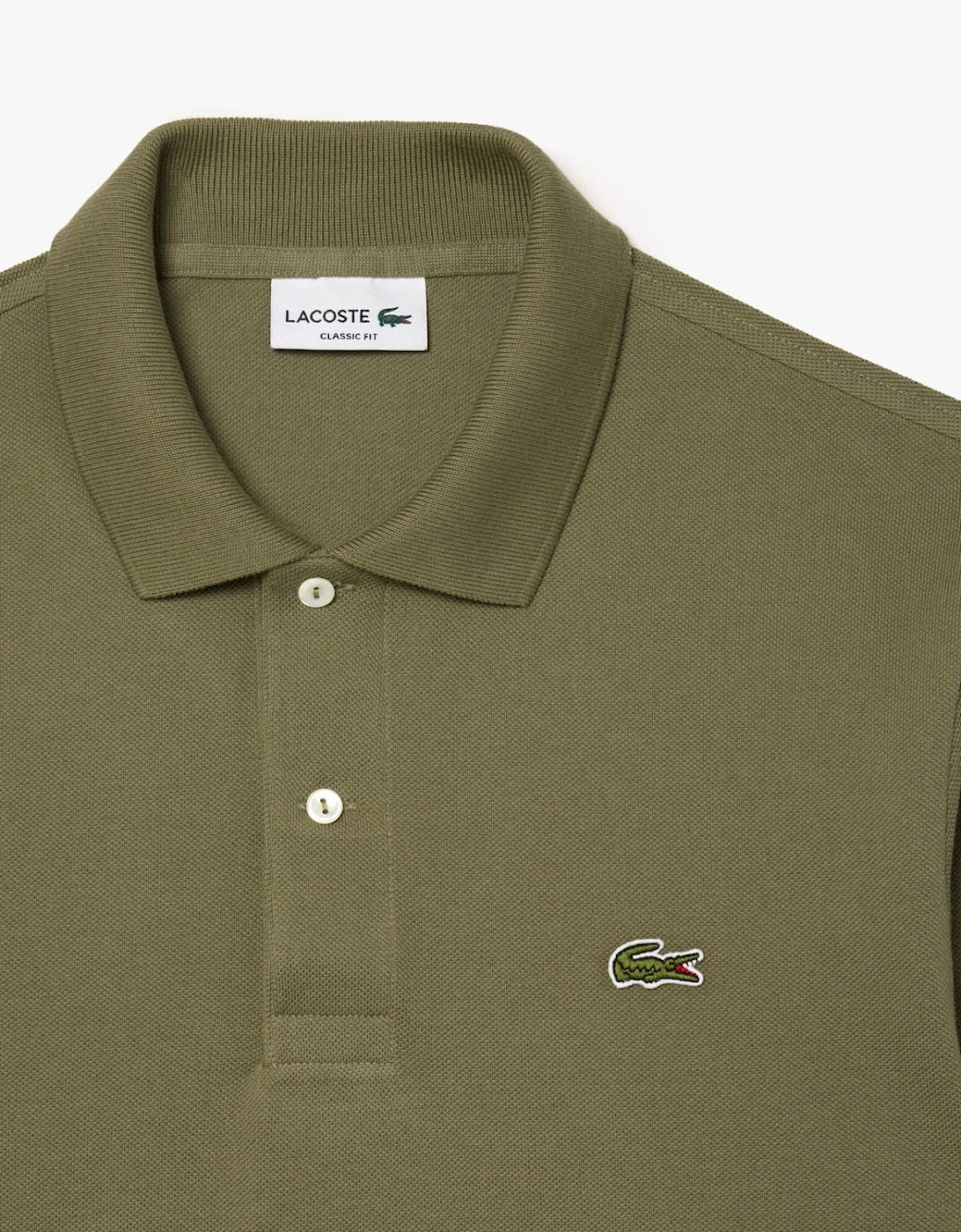 Classic Fit Long Sleeved L.12.12 Polo Shirt