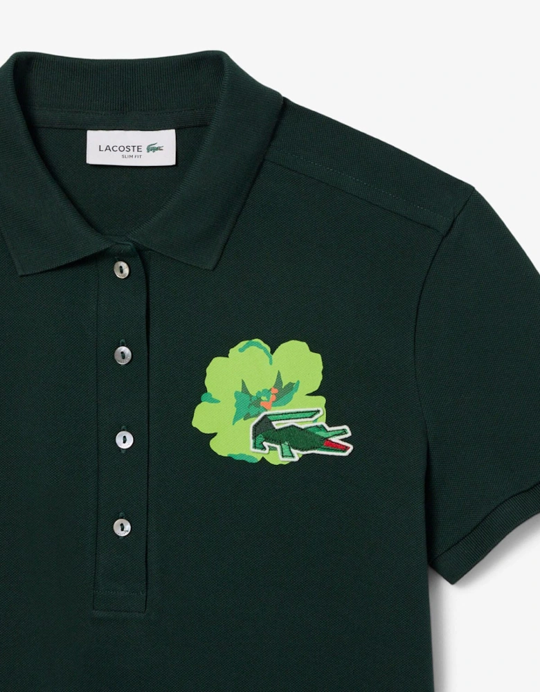 Slim Fit L.12.D Stretch Mini Piqué Polo Shirt