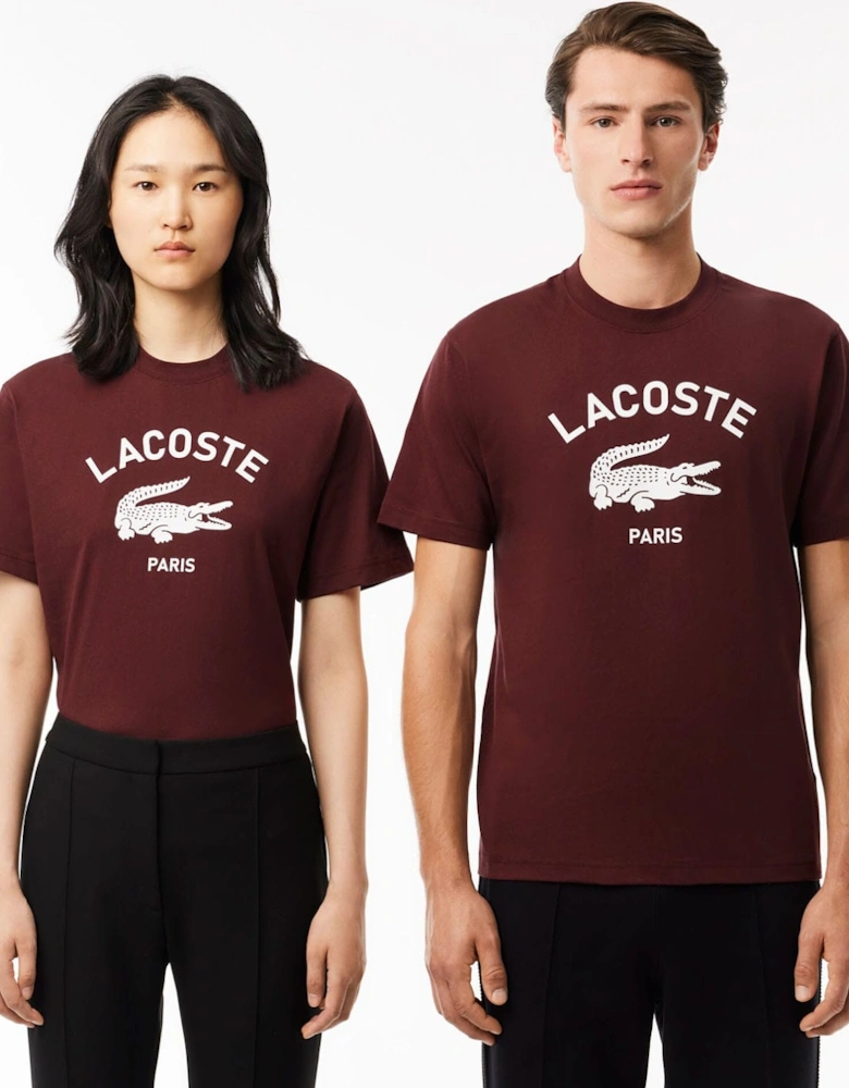 Signiature Print Cotton T-Shirt