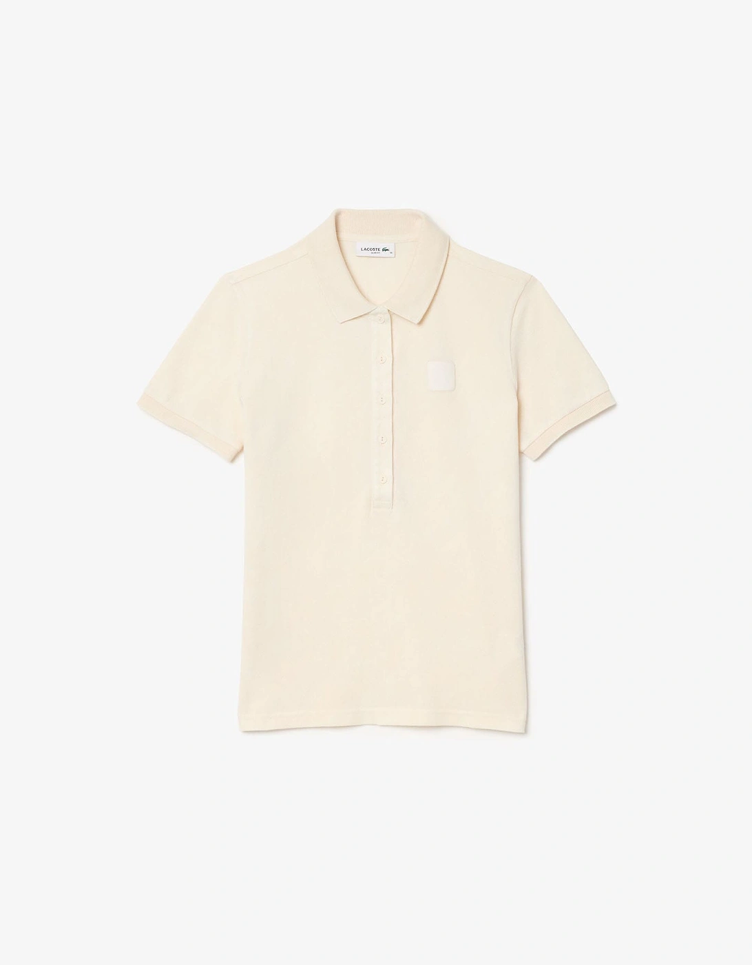 Slim Fit Washed Effect Petit Piqué Polo Shirt