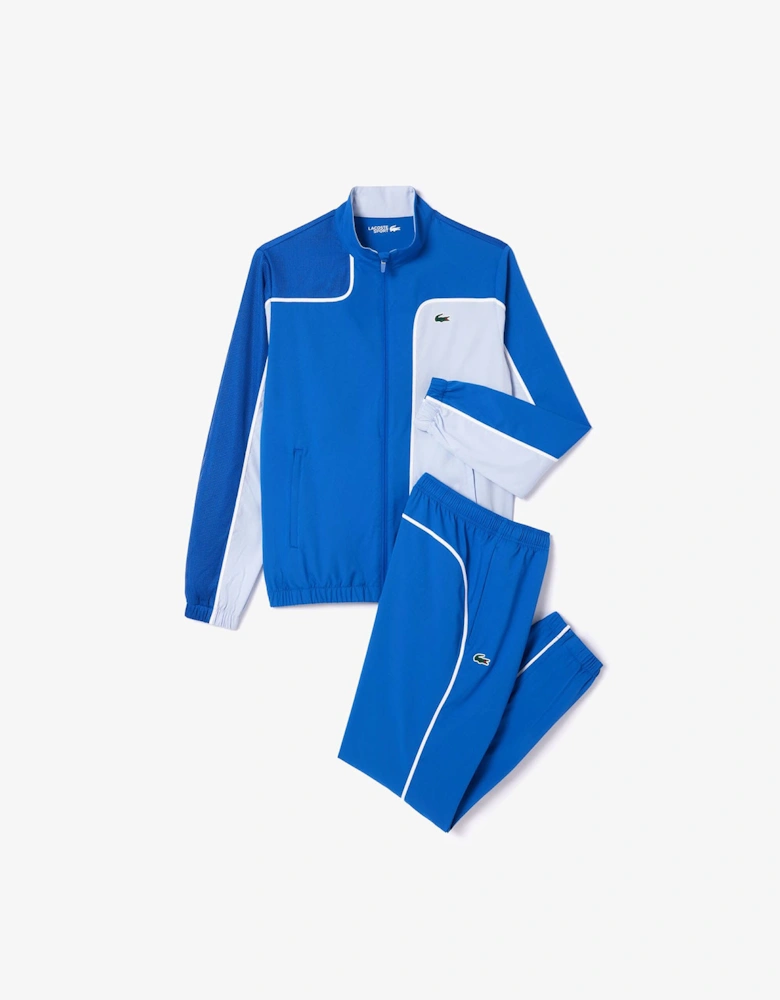 Colour-Block Tennis Tracksuit